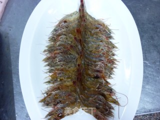 蒜茸开片虾的做法步骤：4