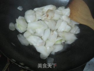 清炒菜头的做法步骤：3