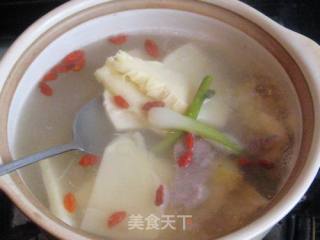 咸肉片煲春笋的做法步骤：10