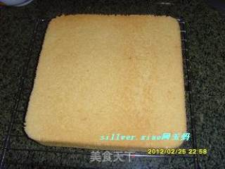 清清椰香戚风蛋糕（8寸方盘）的做法步骤：19