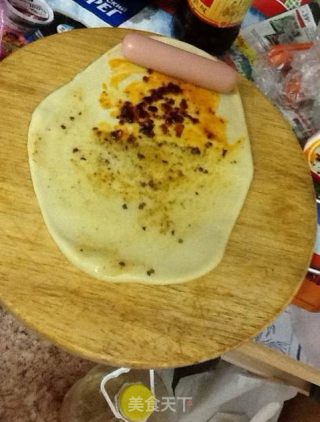 家庭小烤箱-火腿面包的做法步骤：3