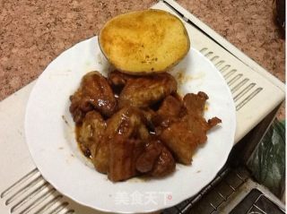 烤鸡翅五花肉土豆的做法步骤：4