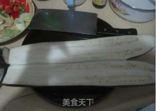 香烤茄子（烤箱版）的做法步骤：3