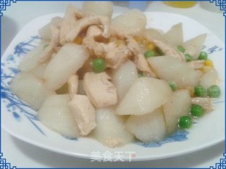 鸡肉炒山药的做法步骤：10
