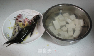 麻婆豆腐炖黄辣丁（黄沙古）的做法步骤：1