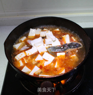 麻婆豆腐炖黄辣丁（黄沙古）的做法步骤：9