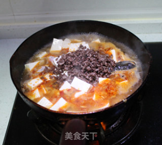 麻婆豆腐炖黄辣丁（黄沙古）的做法步骤：10
