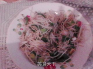 炒豆芽的做法步骤：6