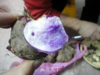 紫色诱惑---心里美丸子的做法步骤：1