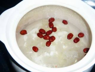 山药银耳米酒大枣羹的做法步骤：5