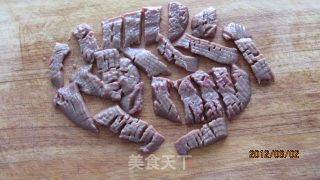 荸荠炒腰花的做法步骤：5