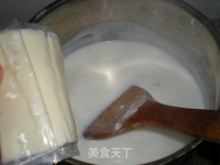 牛奶奶酪米糊的做法步骤：6