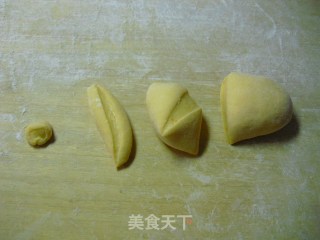 可爱的小草帽馒头的做法步骤：2