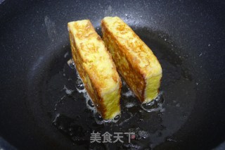 鸡蛋煎面包片的做法步骤：8