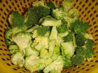 腊肉西兰花的做法步骤：2