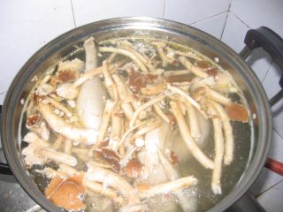 茶树菇炖鸡汤的做法步骤：3
