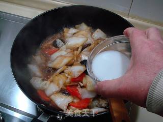 香菇肉片烧白菜的做法步骤：10