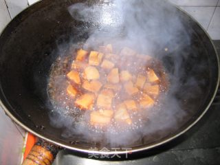 豆腐烧蘑菇的做法步骤：3