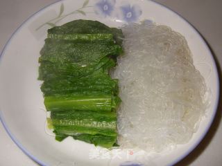莴笋叶拌粉丝的做法步骤：9