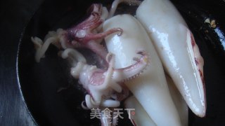 生煎鱿鱼的做法步骤：4