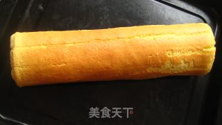 芒果蛋糕卷的做法步骤：13