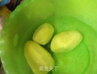 电烤箱烤薯片的做法步骤：1