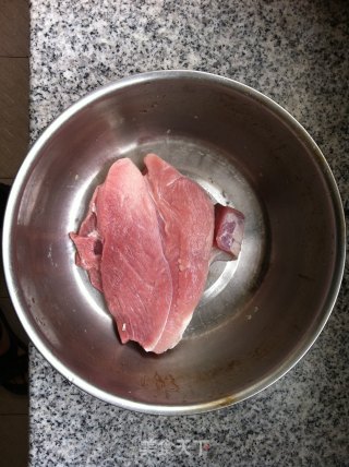 烧肉片的做法步骤：1
