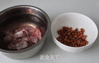 花生豆豉蒸排骨的做法步骤：1