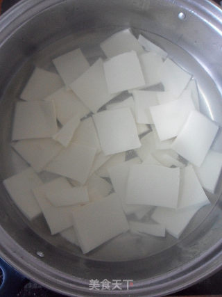 【鲜美无敌豆腐吃法】肉烩豆腐片的做法步骤：3