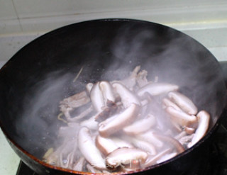 萝卜炒香菇瘦肉的做法步骤：4