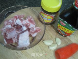 沙茶排骨煲仔饭的做法步骤：2