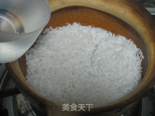 沙茶排骨煲仔饭的做法步骤：8