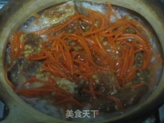 沙茶排骨煲仔饭的做法步骤：10