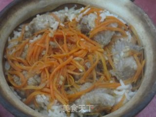 沙茶排骨煲仔饭的做法步骤：14