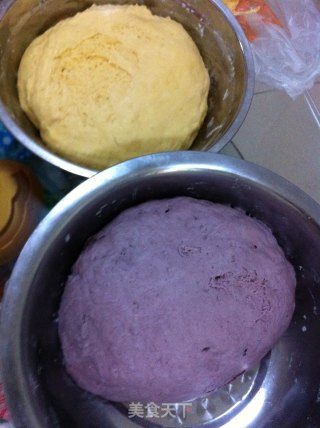 "紫"醉金迷豆沙包的做法步骤：10