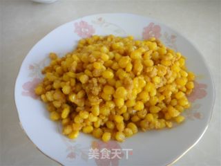 金沙玉米粒的做法步骤：10