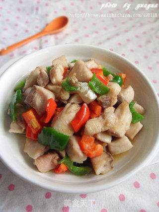 清炒鱼丁的做法步骤：11