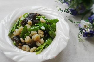 荷兰豆炒虾仁的做法步骤：10