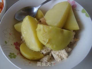 绣球丸子的做法步骤：2