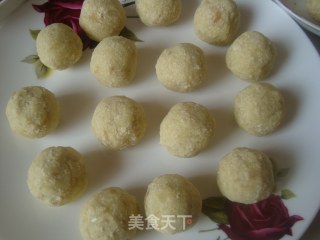 绣球丸子的做法步骤：5