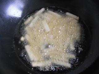 韭菜黄海米炒豆腐的做法步骤：7