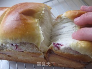 紫薯蜜豆吐司的做法步骤：12