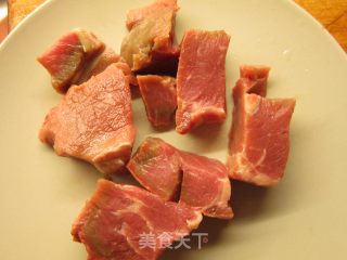 酸汤生敲牛肉的做法步骤：3