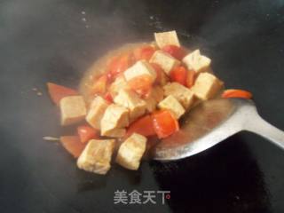 番茄烧冻豆腐的做法步骤：6