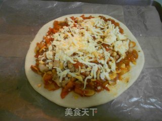 鸡肉披萨的做法步骤：8