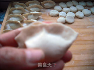 白菜胡萝卜姬松茸肉馅水煮饺子的做法步骤：16