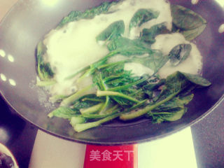 蘑豆踏春的做法步骤：4
