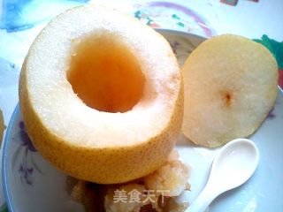止咳润肺汤———川贝冰糖炖雪梨的做法步骤：3