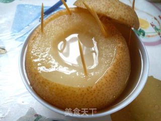 止咳润肺汤———川贝冰糖炖雪梨的做法步骤：9