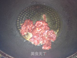 芒果牛柳小炒的做法步骤：3